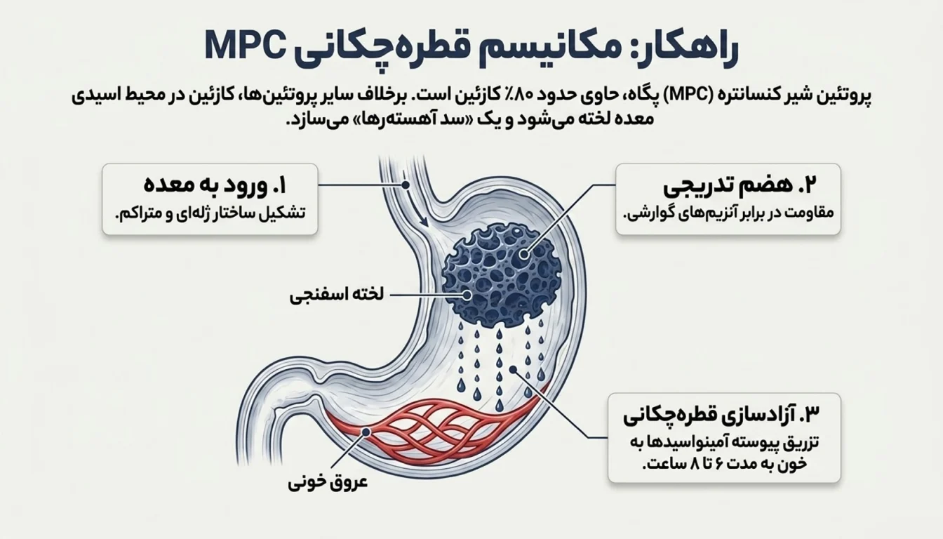 پروتئین MPC پگاه-پروتئین شیر کنسانتره پگاه-پودر پروتئین پگاه-پارسی بادی