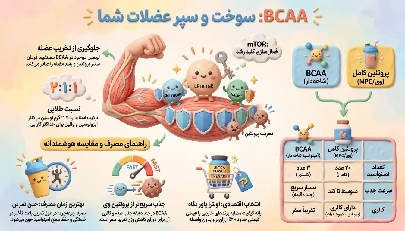 معرفی BCAA اولترا پاور پگاه 300 گرمی-بی سی ای ای اولترا پاور پگاه-بی سی ای ای پگاه-BCAA پگاه-پارسی بادی