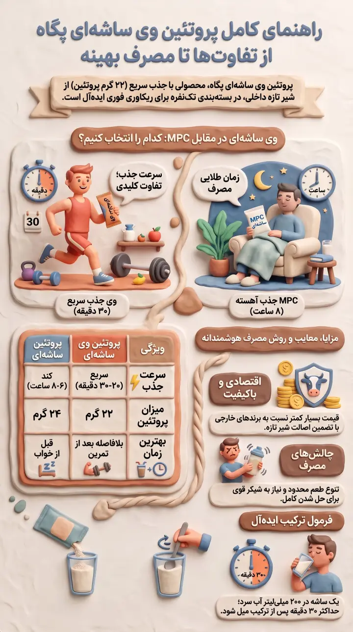 راهنمای کامل پروتئین وی ساشه ای پگاه-وی ساشه ای پگاه تهران-وی ساشه ای-پارسی بادی