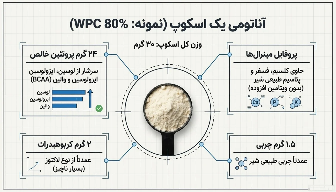 ترکیبات و ارزش غذایی پروتئین وی اولترا پاور پگاه