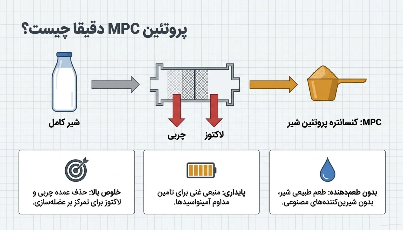 پروتئین MPC پگاه تهران 500 گرمی چیست؟-پروتئین MPC چیست-MPC پگاه-پارسی بادی