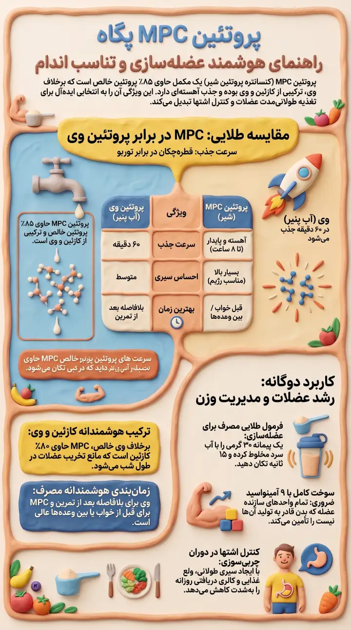 پروتئین MPC پگاه تهران-پروتئین شیر کنسانتره پگاه-پارسی بادی