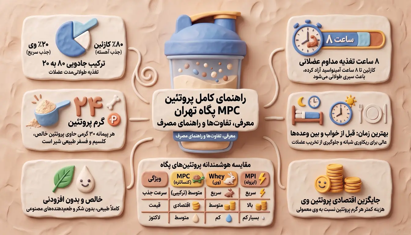 پروتئین MPC پگاه تهران 5 کیلویی-پروتئین MPC پگاه-پارسی بادی