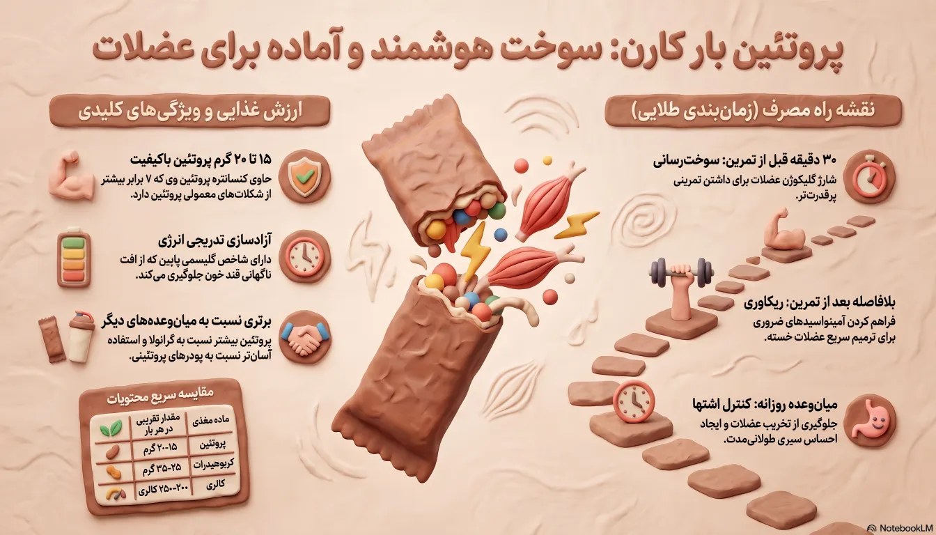مزایای مصرف پروتئین بار کارن برای ورزشکاران-پروتئین بار کارن-پروتئین بار-پارسی بادی