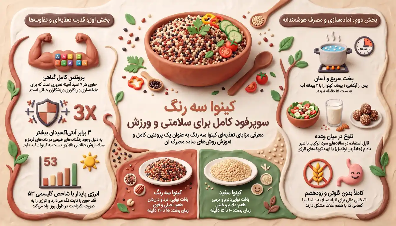 کینوا سه رنگ-پارسی بادی