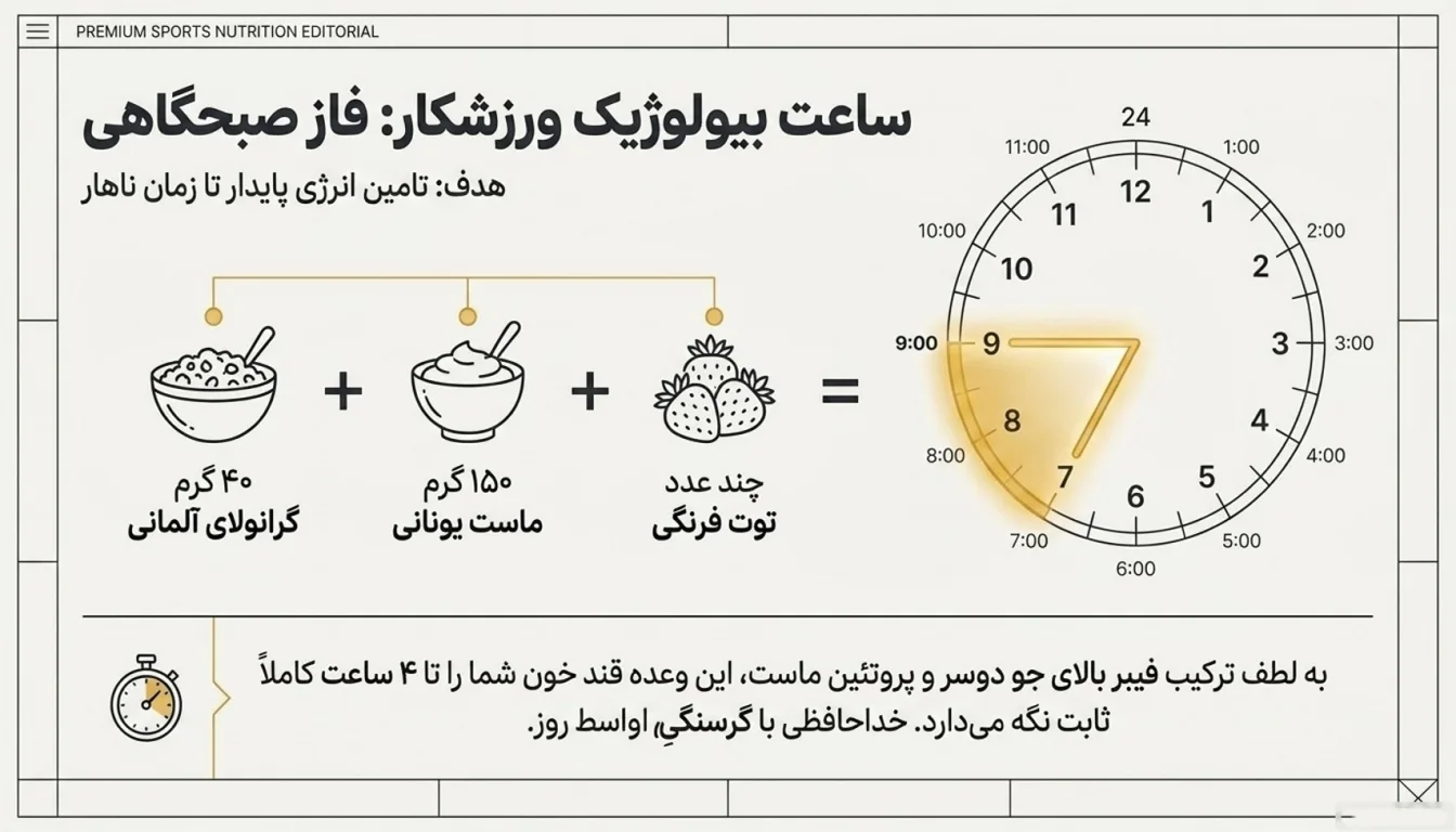 روش مصرف گرانولا آلمانی: بهترین زمان و مقدار مصرف-بهترین زمان مصرف گرانولا-گرانولا برای صبحانه-پارسی بادی